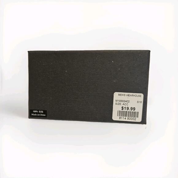 Pronto Uomo - 100% Silk Black Bow Tie - Formal Wedding Event Brand New - Picture 2 of 2